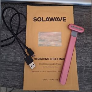 Solawave Wand and Sheet Mask